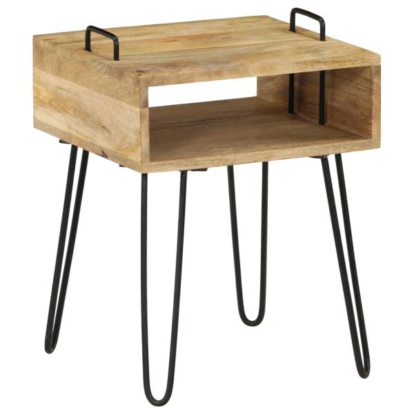 Nachttisch Massivholz Mango 40x34x47 cm