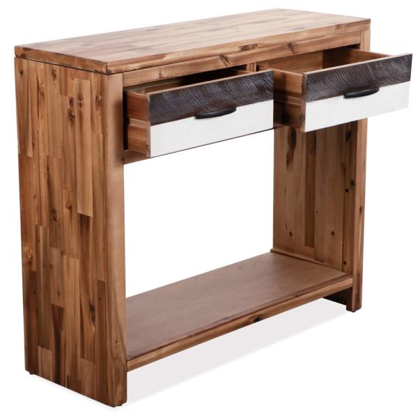 Konsolentisch Massivholz Akazie 86x30x75 cm
