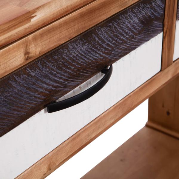 Konsolentisch Massivholz Akazie 86x30x75 cm