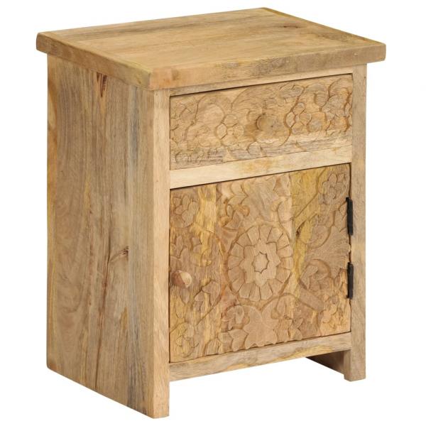 Nachttisch Massivholz Mango 40x30x50 cm