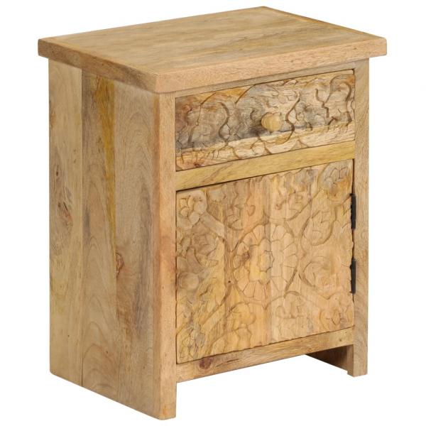 Nachttisch Massivholz Mango 40x30x50 cm
