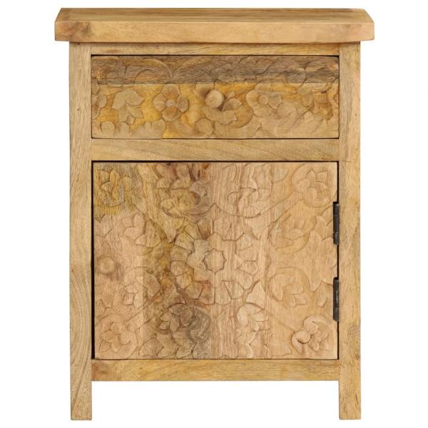 Nachttisch Massivholz Mango 40x30x50 cm
