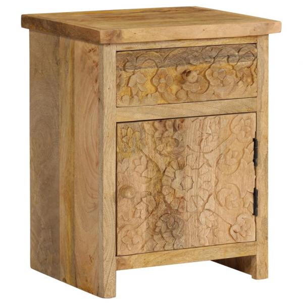 Nachttisch Massivholz Mango 40x30x50 cm