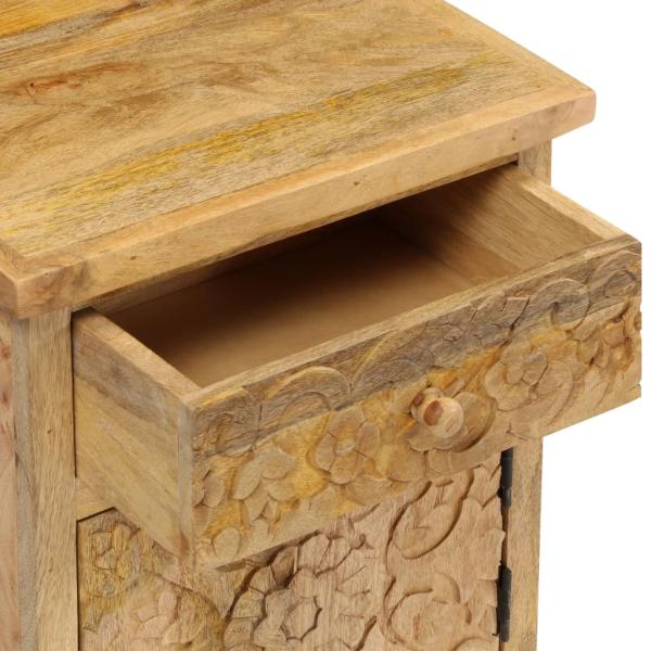 Nachttisch Massivholz Mango 40x30x50 cm