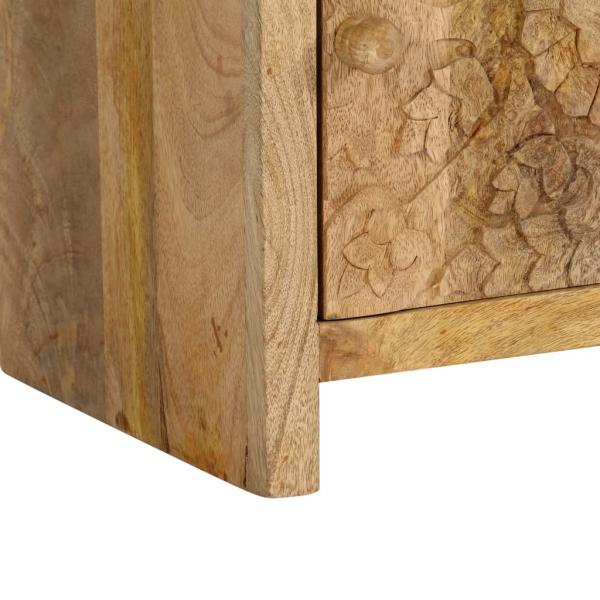 Nachttisch Massivholz Mango 40x30x50 cm