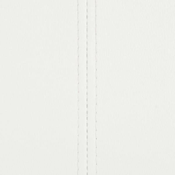 Freischwinger 4 Stk. Weiß Kunstleder