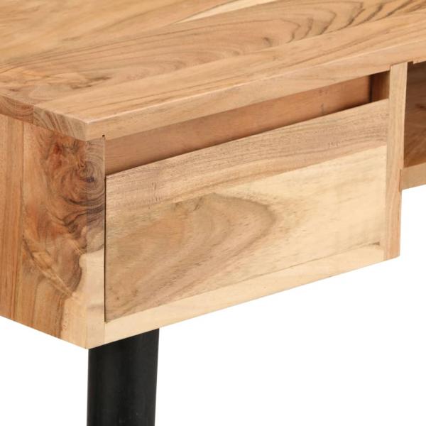 Schreibtisch Akazienholz Massiv 118 x 45 x 76 cm