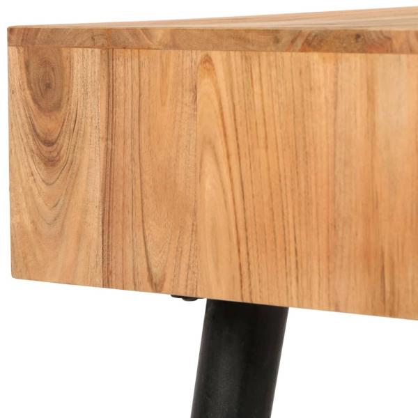 Schreibtisch Akazienholz Massiv 118 x 45 x 76 cm