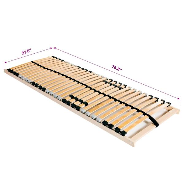 Lattenrost mit 28 Latten 7 Zonen 70x200 cm