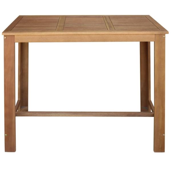 Bartisch Akazienholz Massiv 120 x 60 x 105 cm