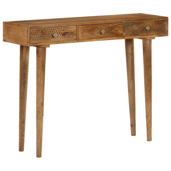 ARDEBO.de - Konsolentisch Mangoholz Massiv 102 x 30 x 79 cm