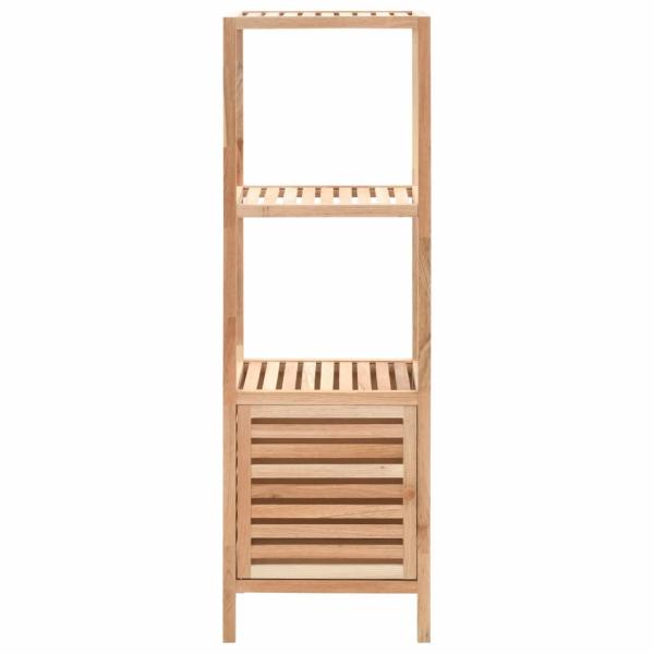 Badezimmerschrank Massivholz Walnuss 39,5x35,5x123 cm