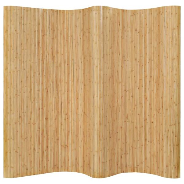 ARDEBO.de - Raumteiler Bambus 250x165 cm Natur