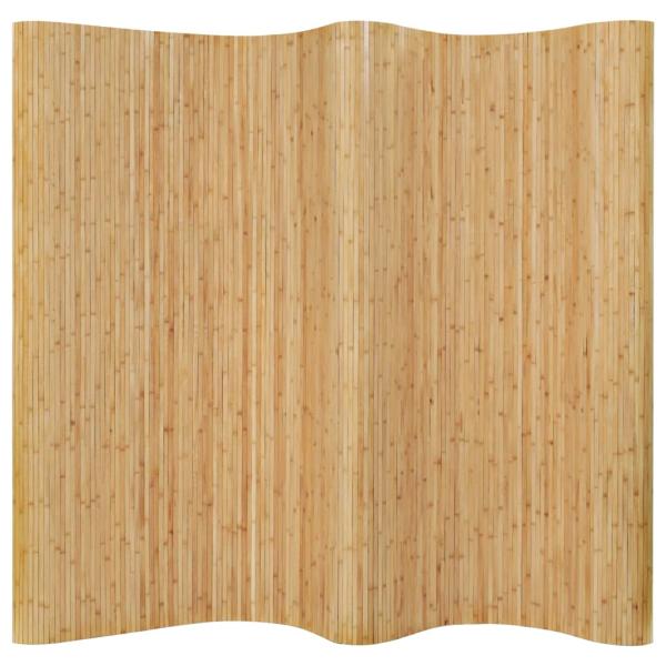 Raumteiler Bambus 250x165 cm Natur
