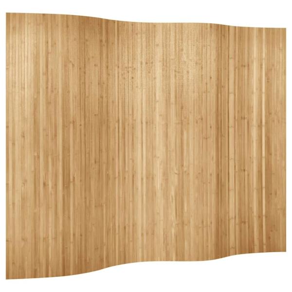 Raumteiler Bambus Breite 250 cm Höhe 165 cm Natur