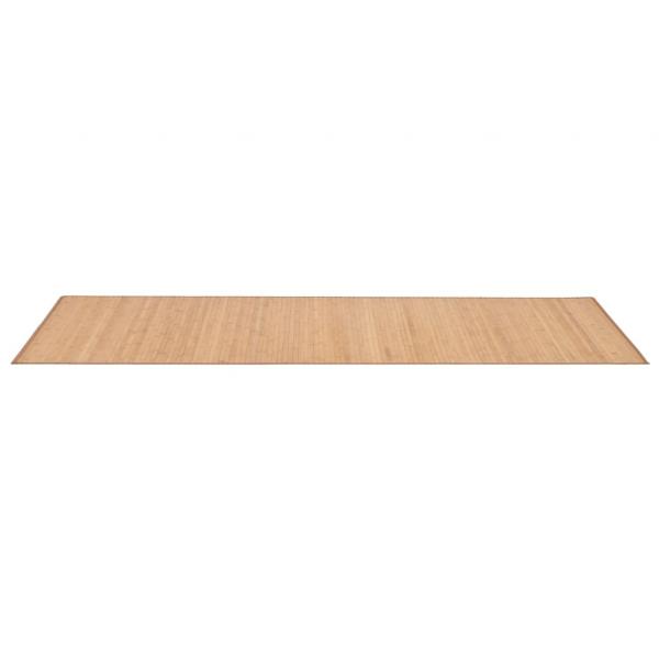 Teppich Bambus 80x200 cm Braun