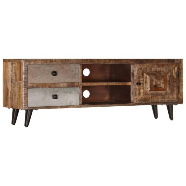 TV-Schrank 118×30×40 cm Massivholz Mango