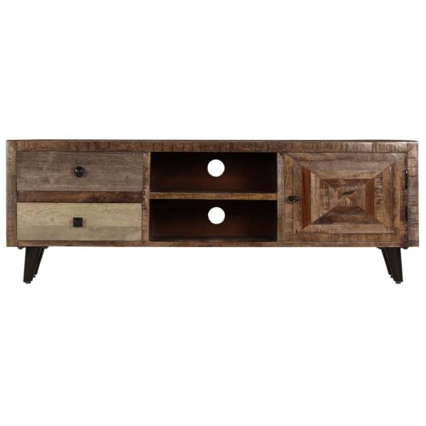 TV-Schrank 118×30×40 cm Massivholz Mango
