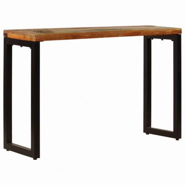 Konsolentisch 120x35x76 cm Stahl und Altholz