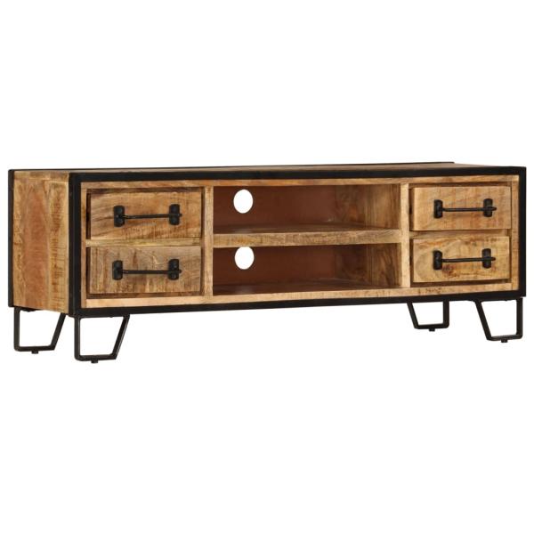TV-Regal mit Schubladen 120 x 30 x 40 cm Massivholz Mango
