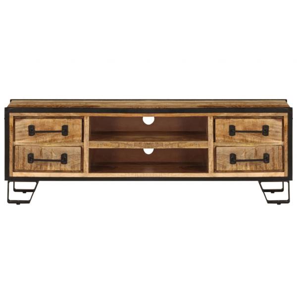 TV-Regal mit Schubladen 120 x 30 x 40 cm Massivholz Mango