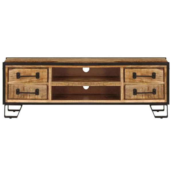 TV-Regal mit Schubladen 120 x 30 x 40 cm Massivholz Mango