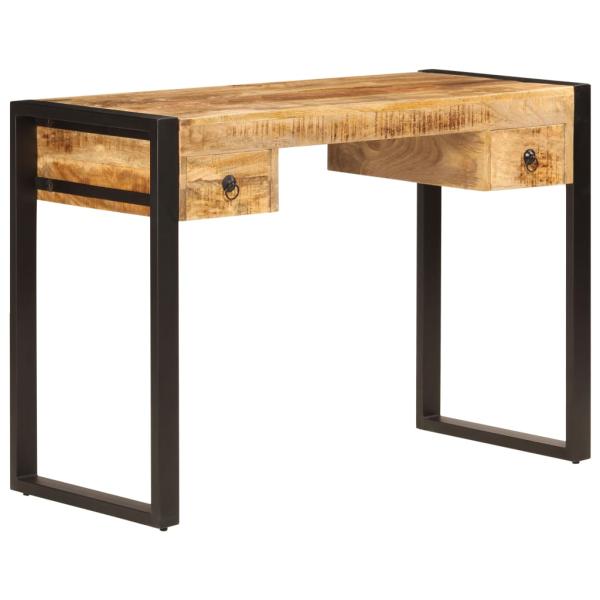 Schreibtisch mit 2 Schubladen 110 x 50 x 77 cm Mangoholz Massiv