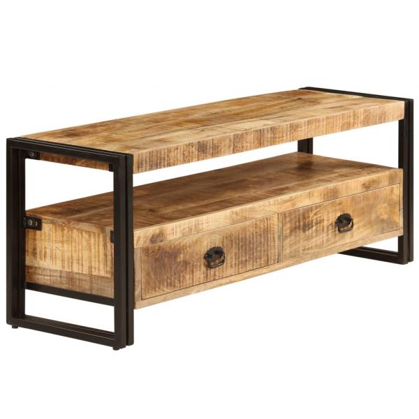 TV-Schrank 120 x 35 x 45 cm Mangoholz Massiv