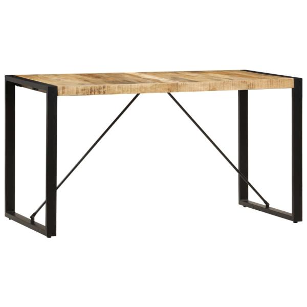 Esstisch 140 x 70 x 75 cm Mango-Massivholz