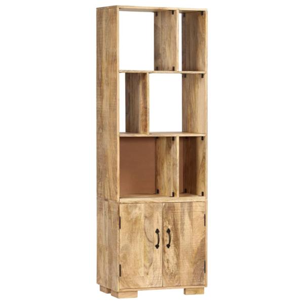Bücherregal 60x35x180 cm Massivholz Mango