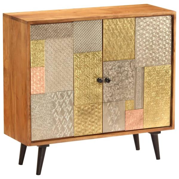 ARDEBO.de - Sideboard 80x30x75 cm Massivholz Akazie