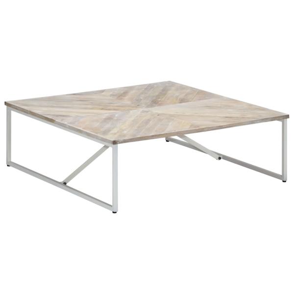 Couchtisch 110 x 110 x 36 cm Massivholz Mango
