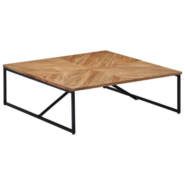 Couchtisch 110 x 110 x 36 cm Massivholz Akazie