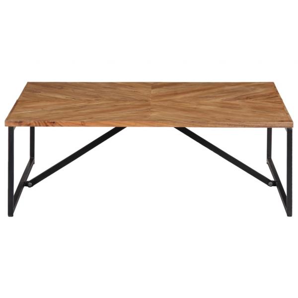 Couchtisch 110 x 110 x 36 cm Massivholz Akazie