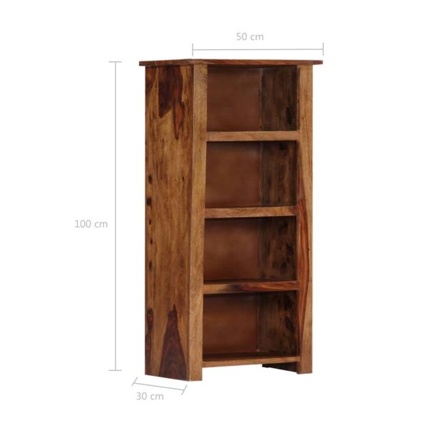 Bücherregal 50x30x100 cm Massivholz Palisander
