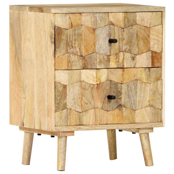 ARDEBO.de - Nachttisch 40x30x50 cm Massivholz Mango