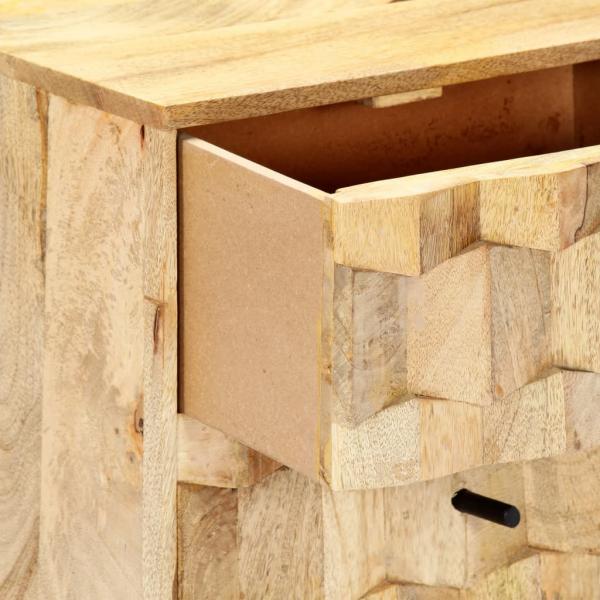 Nachttisch 40x30x50 cm Massivholz Mango
