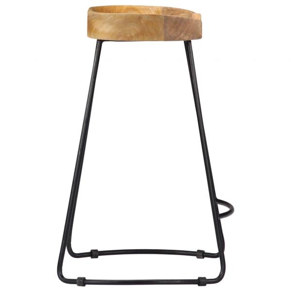 Gavin Barhocker 2 Stk. Massivholz Mango
