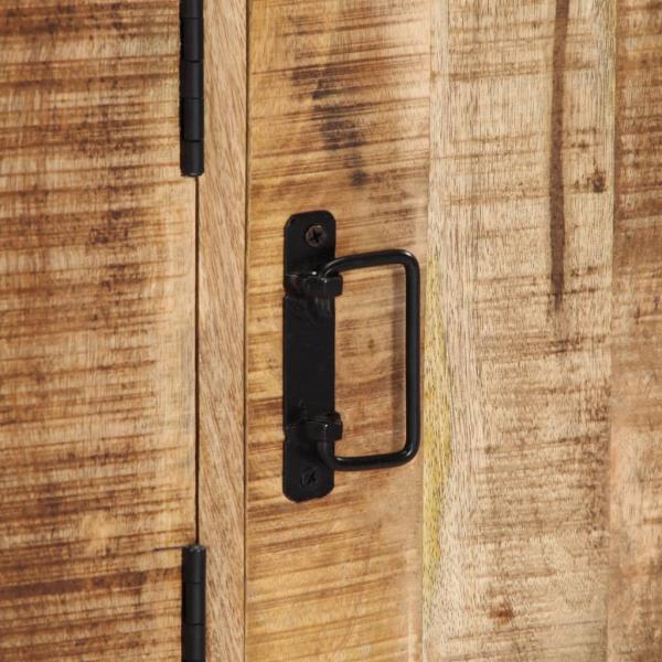 Beistellschrank 120 x 30 x 75 cm Massivholz Mango