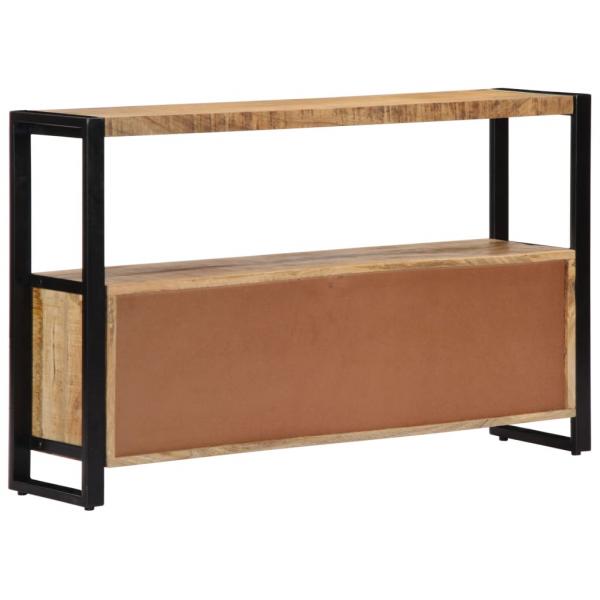Beistellschrank 120 x 30 x 75 cm Massivholz Mango