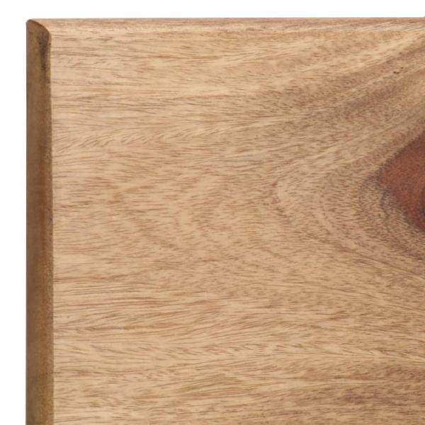 Wandregale 2 Stk. 118 x 26 x 20 cm Massivholz