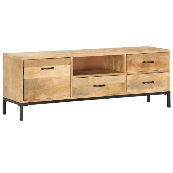 TV-Schrank 130 x 30 x 45 cm Mango-Massivholz