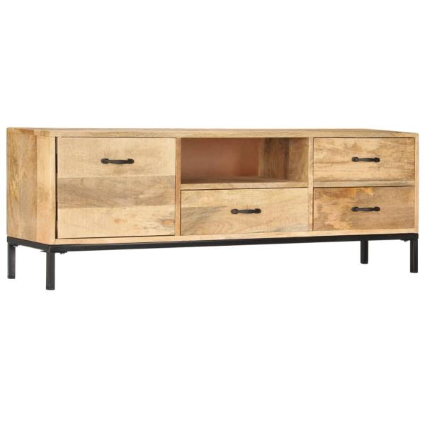 TV-Schrank 130 x 30 x 45 cm Mango-Massivholz