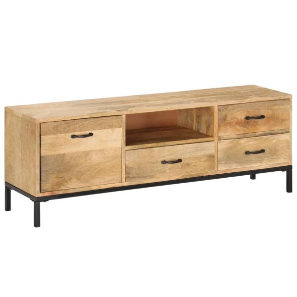 TV-Schrank 130 x 30 x 45 cm Mango-Massivholz