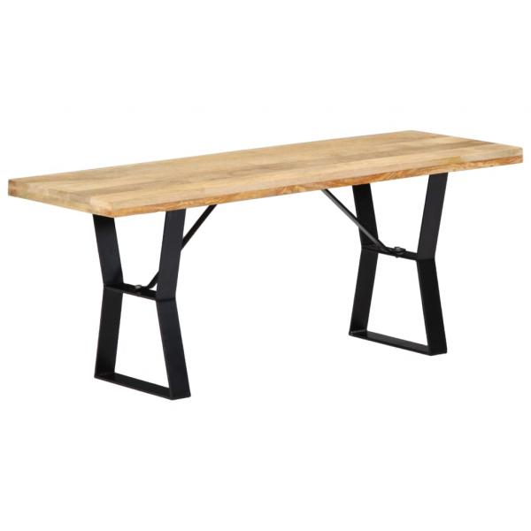 ARDEBO.de - Sitzbank 110 cm Massivholz Mango