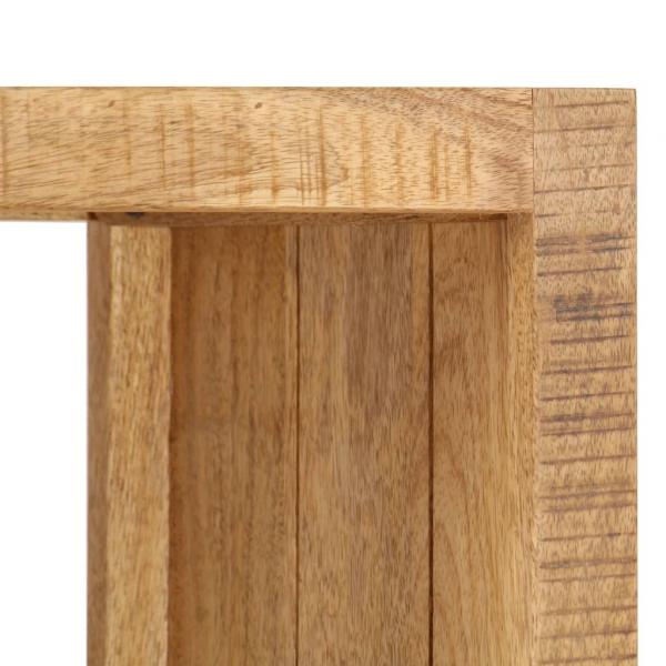 Bücherregal 40 x 30 x 175 cm Mango Massivholz