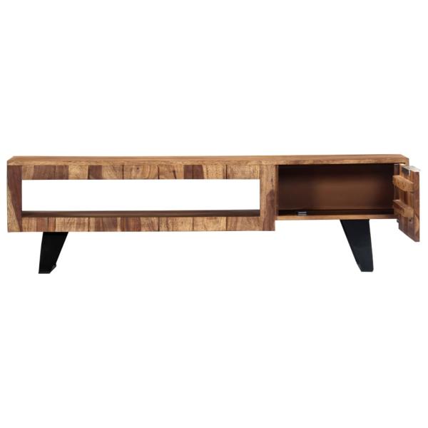 TV-Schrank 140×30×40 cm Massivholz Akazie
