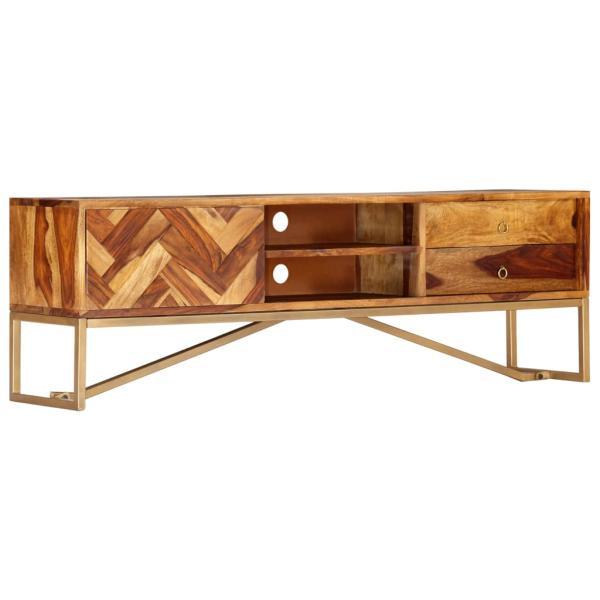 TV-Schrank 140x30x45 cm Massivholz Akazie