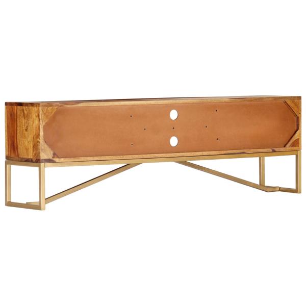 TV-Schrank 140x30x45 cm Massivholz Akazie