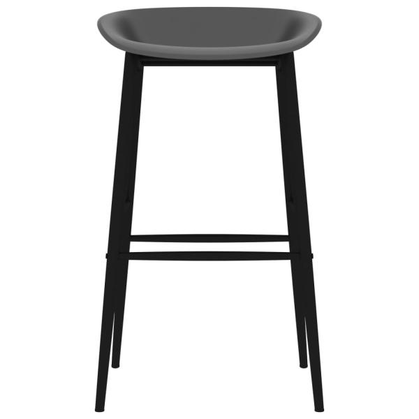 Barhocker 2 Stk. Grau 